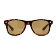 thumbnail image 2 of Classic Iconic Hipster Horn Rim Sunglasses Tortoise Brown, 2 of 4