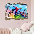 thumbnail image 2 of Spider-man Wall Sticker  3D Wall Sticker Children wall sticker Cartoon character wall sticker Cartoon background Wall decoration Birthday gift Children bedroom decoration 55*40CM, 2 of 6