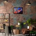 thumbnail image 3 of Wayne Gretzky Oilers d'Edmonton Toile Encadrée Gros Plan de Banc 20x29, 3 of 5