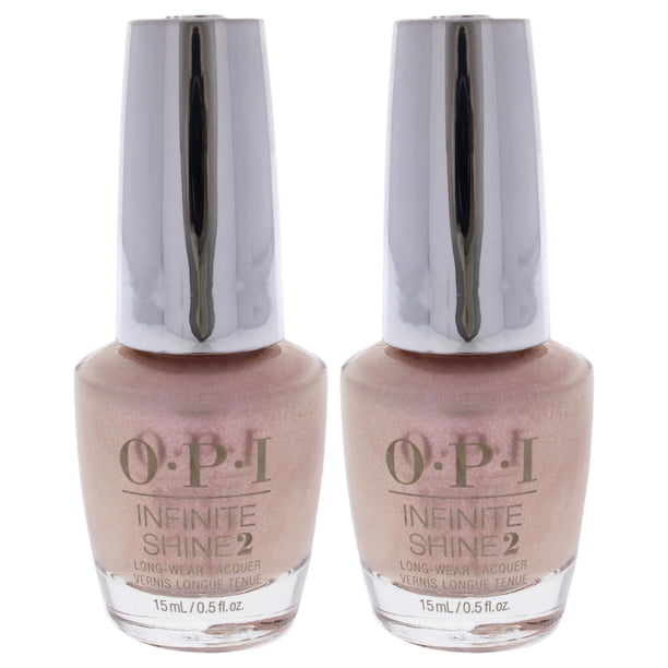 Infinite Shine 2 Lacquer - ISLSH2 Throw Me a Kiss de OPI para mujeres - Esmalte de uñas de 0,5 oz - Paquete de 2
