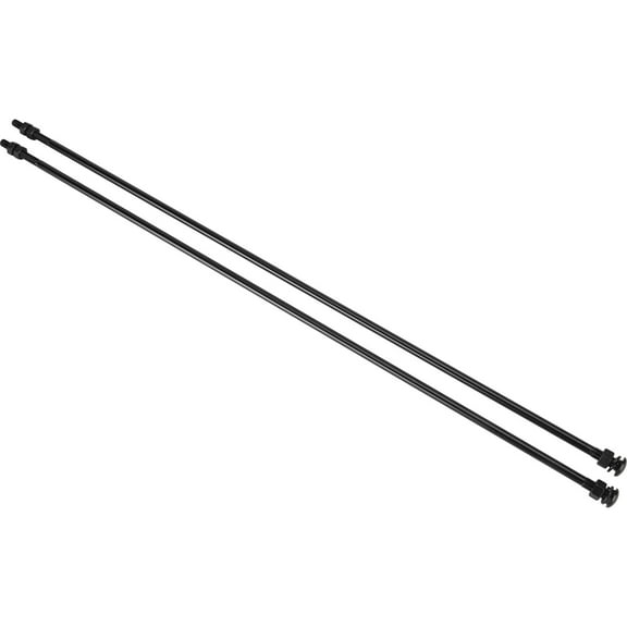 Black Radiator Support Rods, Fits 1928-31 Ford