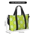 thumbnail image 2 of Travel Duffle Bag Cute Limes Forest Green Travel Tote Bags Carry on Luggage Waterproof Weekender Bags with Top Handle Adjustable Shoulde Strap for Travel Gym, 2 of 5