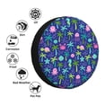 thumbnail image 4 of Sikiie sea animals with palm tree Print PVC Leather Spare Tire Wheel Cover Spare Tire Cover, for Car Truck SUV Camper Trailer Universal Fit-17 inch, 4 of 6