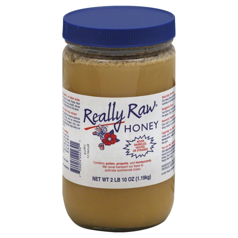 Really Raw Honey, Unstrained, Pest Free, 42 Oz