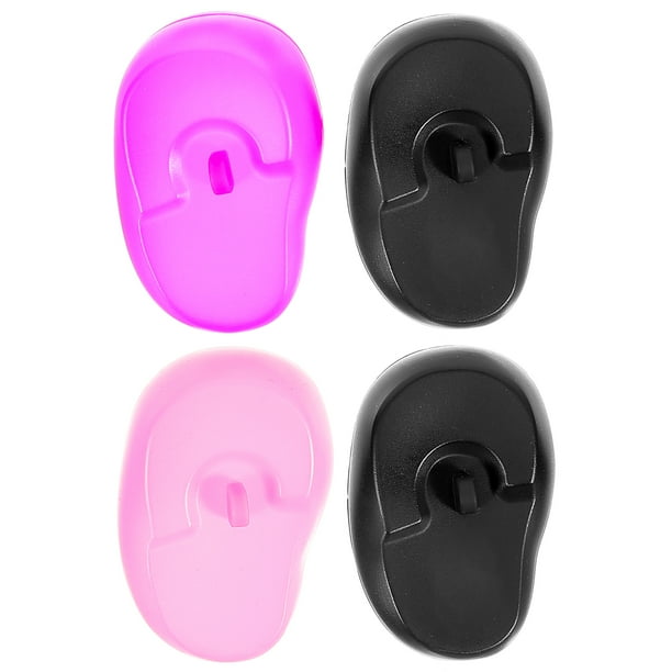 Cubras de orejas de 4 piezas para tinte de la oreja para el cabello Capas de la oreja de la oreja para el cabello de tinte de cabello