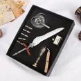 thumbnail image 2 of Alloy With With Pen Nibs Quill, Feather Pen For Writing, 2 of 8