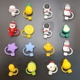 thumbnail image 2 of 1pc Creative Silicone Straw Plug Reusable Drinking Dust Cap Glass Cup Accessories Cover Sealing Tips Tools Cartoon Plugs Straw cups (Color : Fox), 2 of 5