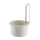 thumbnail image 4 of Cesta de drenaje para fregadero de cocina, colador colgante, cesta de drenaje para verduras Blanco, 4 of 9