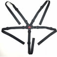 thumbnail image 1 of Arnés de seguridad para bebés, arneses para bebés de 5 puntos, arnés de seguridad ajustable para cochecito, silla alta universal para niños, color negro JAMW Sencillez, 1 of 5