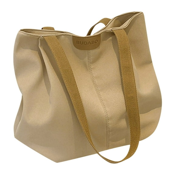 MUSOIE Canvas Tote Bag for Women Large Bags Casual Zipper Top Handle Shoulder Handbags
