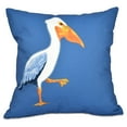 thumbnail image 2 of Simply Daisy 16" x 16" Pelican March Animal Print Pillow, 2 of 2