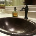 thumbnail image 6 of Novatto TCU-005ANORB Cordoba Pequeno Oval 15" x 11" x 4.5" Small Drop-In Sink, 2 Piece, 6 of 7