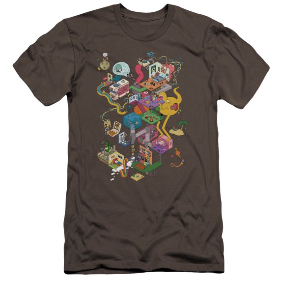 Uncle Grandpa - Inside The Rv - Premium Slim Fit Short Sleeve Shirt - XX-Large