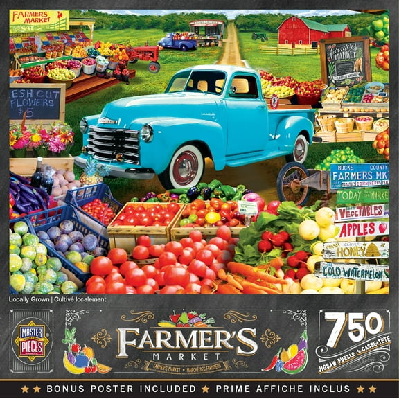MasterPieces 750 Piece Jigsaw Puzzle for Adults - Locally Grown - 18"x24"