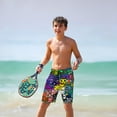 thumbnail image 5 of Geometry Dash Boys Swim Trunks Quick Dry Swim Shorts Kids Bathing Suits Boy Swimsuit Swimwear, 5 of 7