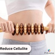 Phlorena Wooden Fascia Massage Roller | Wood Therapy Tools for Body Shaping & Cellulite