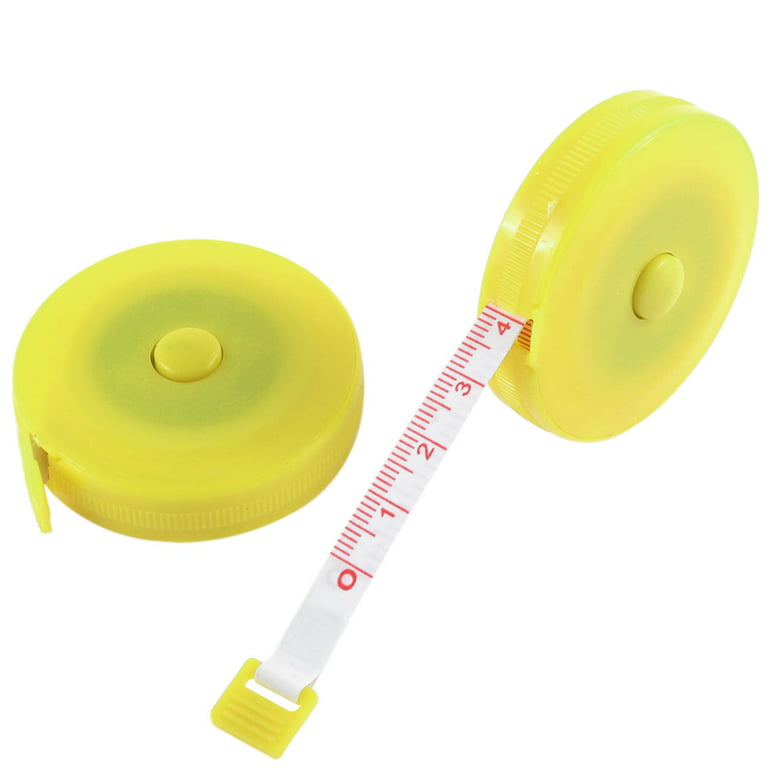 Fiberglass Tape Measure - 60 - Metric/Inches - Yellow - WAWAK Sewing  Supplies