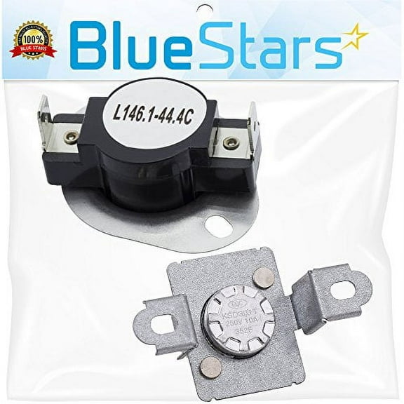 279973 Dryer Thermal Cut-Off Fuse Kit Replacement part by Blue Stars - Exact Fit for Whirlpool & Kenmore Dryers - Replaces 3391913 8318314 AP3094323 PS334387
