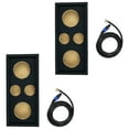 thumbnail image 1 of Q Power Car Audio Subwoofer Box Chuchero For 10" Mids and 3" Tweeters (2 Pack), 1 of 4