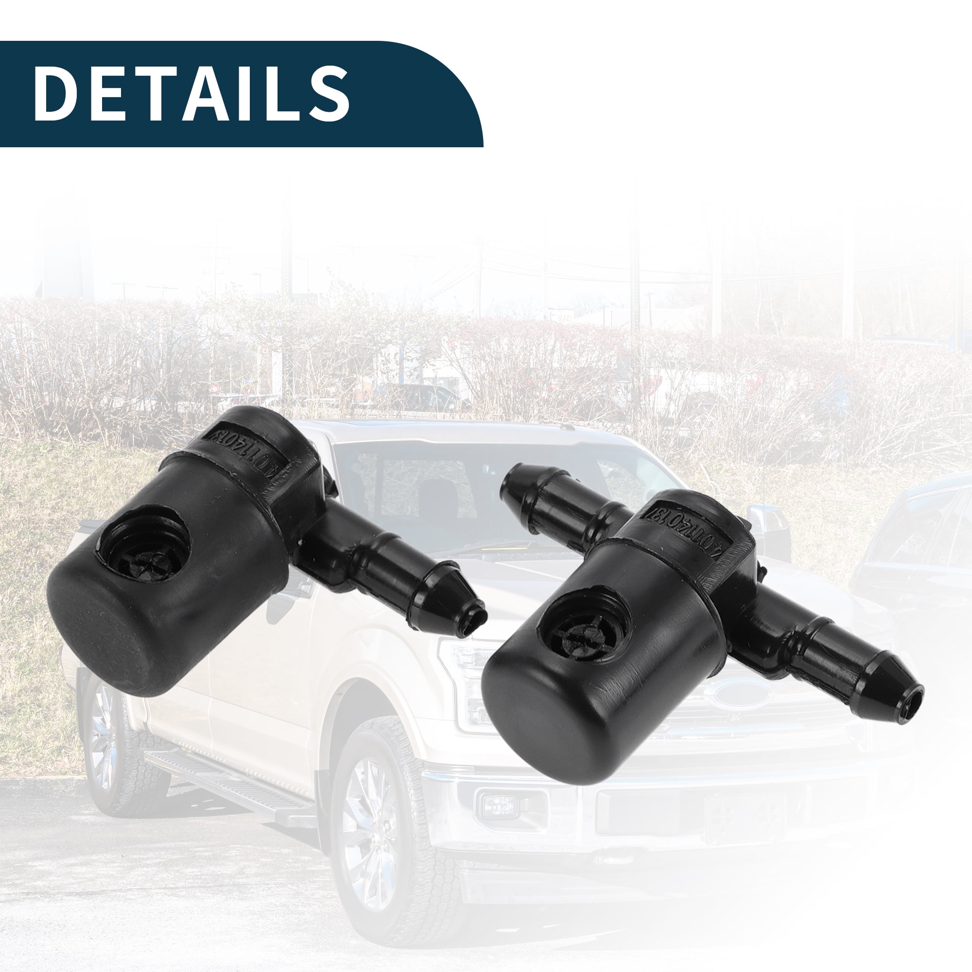 Unique Bargains Windshield Washer Nozzle for Vauxhall for Astra 1998-2012