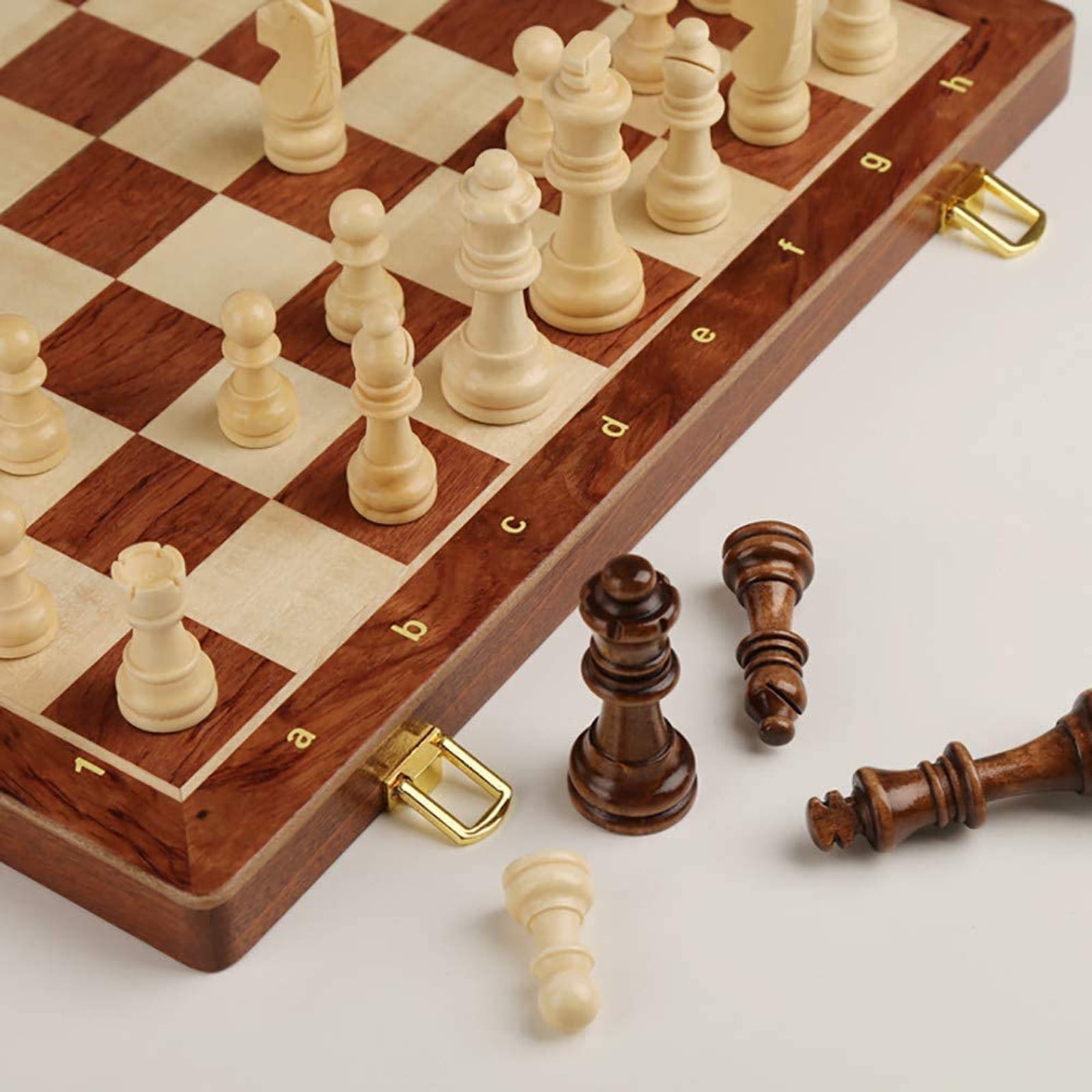 Wooden foldable printed chess board 15.74 X 15.74  : Chess Shop Online