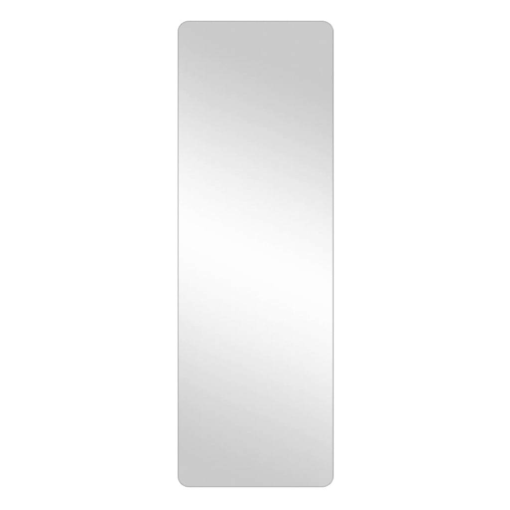 Full Body Mirror with Round Corner Design, Explosion-Proof Glass and Anti-Oxidation Silver Mirror, Wall Mount Mirror for Bedroom and Living Room, 60"x15"