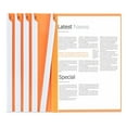 thumbnail image 2 of Professional Report Covers with Sliding Bar - Clear Resume Presentation Folders Holds 30 A4 Sheets, No Punch Document Organizer, 2 of 8