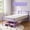 Taro Purple, variant on Metal Platform Bed Frame with Heart Headboard & Footboard, Heavy Duty Iron Bed, Underbed Storage, No Box Spring Needed, Noise-Free, Easy Assembly