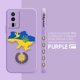 thumbnail image 3 of Funda para Redmi K60E K50 K40S K40 K30 K20 10C 9 8A 8 10 Pro 4G 5G Color Simple funda de silicona líquida bandera de Ucrania Insignia, 3 of 5
