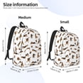 thumbnail image 3 of Kuqiui German Shepherd Dog Print Canvas Travel Laptop Backpack for Men Women,Business Work Rucksack College School Computer Bag Fits 15.6 Inch Notebook, 3 of 6