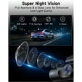 thumbnail image 5 of FFN Dash Cam, 3 Channel Dash Camera for Cars,2.5K+1080P+1080P Dash Cam Front and Rear Inside,Triple Car Dash Camera with WiFi & App,64GB Card, Night Vision, 24H Parking, G-Sensor, Loop Recording, WDR, 5 of 7