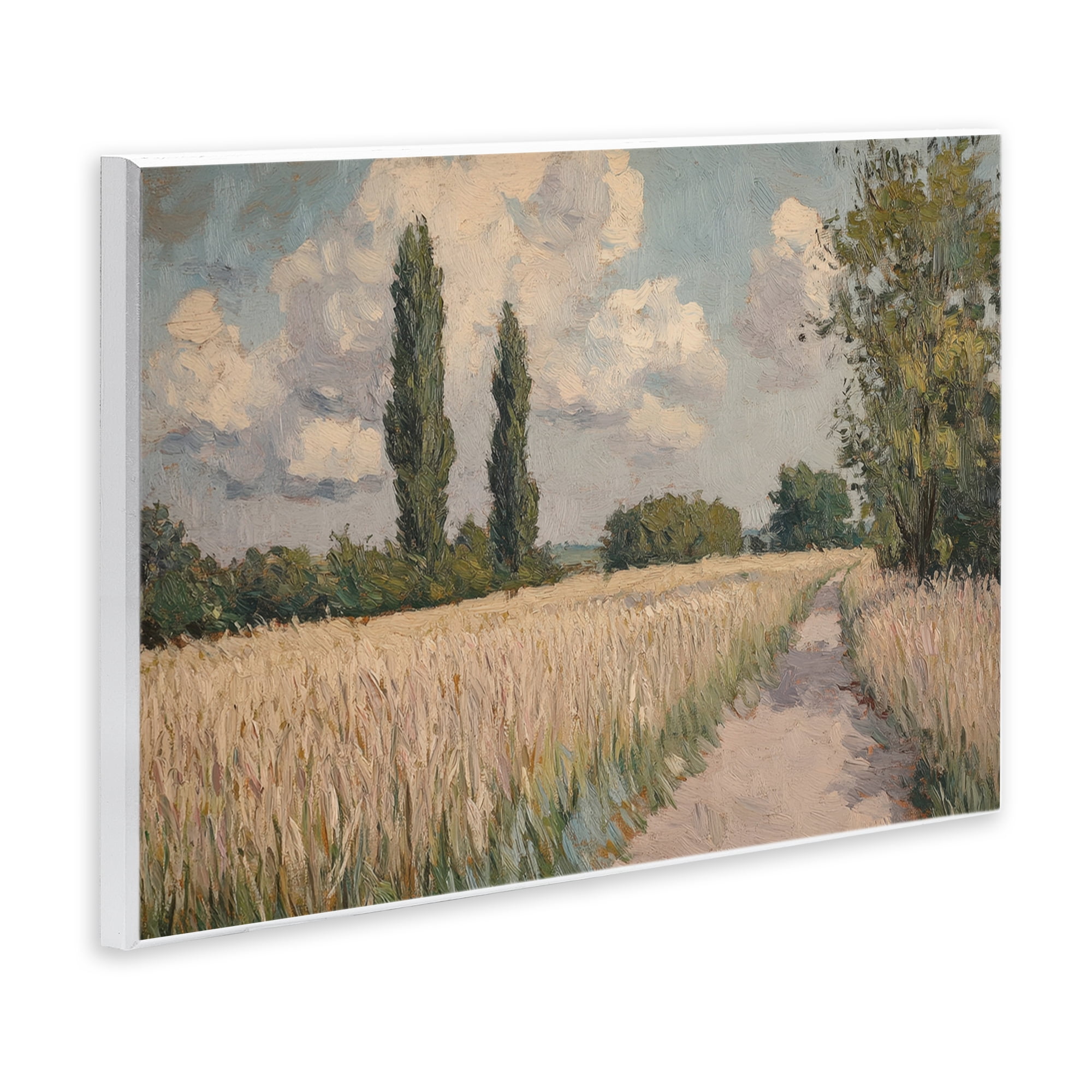 Stupell Industries Summer Path Between Poplars Wall Plaque Art, design by Petal Prints Design