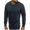 Navy, variant on Honeeladyy Men's Crew Neck Long Sleeve Tee,Fashion Men's Casual Long Sleeve Round Neck Patchwork Ladies Tops Sweatshirts