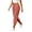 07-Watermelon Red, variant on Diufon Linen Capri Pants for Women Summer Casual Elastic High Waist Capris Straight Leg Beach Cropped Pants