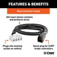 thumbnail image 2 of CURT 51332 Quick Plug Electric Trailer Brake Controller Wiring Harness, Select Dodge Ram 1500, 2500, 3500, Dakota, Durango, Chrysler Aspen, 2 of 2