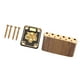 thumbnail image 1 of 1 de bloques de trémolo de guitarra eléctrica + licencia de cuello piezas de instrumentos musicales DIY, 1 of 9