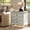white, variant on Tina's Home Farmhouse Acorn Soild wood End Table with Charging Station, 3 Drawer Side Table with Pull-Out Tray for Living Room, Small Spaces