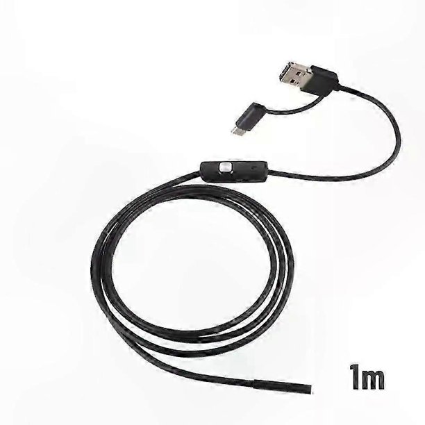 HD Endoscope Camera with MicroUSB and Type-C Compatibility for Android Devices, 8mm Diameter, 2M/5M/10M Length Options