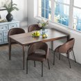 thumbnail image 3 of Costway Dining Chair Set of 4 with High-density Sponge Cushion Sturdy X-shaped Frame, 3 of 8
