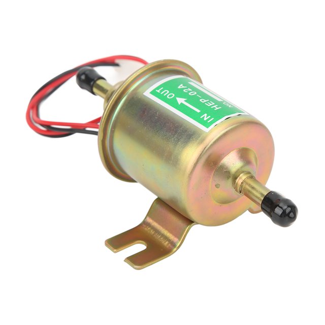 Bomba De Combustible Eléctrica, HEP02A Diseño De 2 Cables Válvula De Retención Incorporada Bomba De Combustible De Baja Presión ABS Metal Para Automóvil