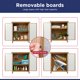 thumbnail image 5 of Armario de almacenamiento exterior con techo impermeable de madera y metal, 5 of 9