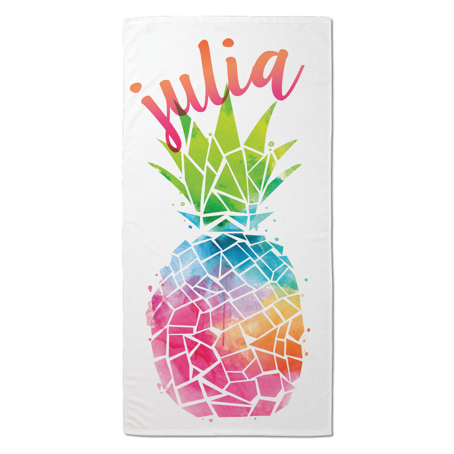 Pineapple Plush Beach Towel