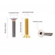 thumbnail image 4 of Soidarity Vástago de bicicleta Blot, fijador elevador de manillar profesional, accesorios de sujeción, bicicletas resistentes, tornillos fijos, Ciclismo Vistoso Soidarity OD027450-01, 4 of 6