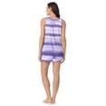 thumbnail image 3 of Layla Women's Sleepwear 2-Piece Knit Tank and Shorty Boxer Pajama Set, XS-4X, 3 of 6