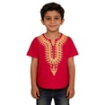 thumbnail image 2 of Tiijoy Girls Africa Ethnic Style Short Sleeve T-Shirt Casual Thobe Shirt Top, Sizes 1-6, 2 of 6