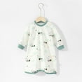 thumbnail image 2 of FINALGANG Boys Kids Cartoon Prints Homewear Long Sleeve Crewneck Loose Fit Nightgown With Contrast Hem For Casual Home Relaxation Soft Outfits, 2 of 4
