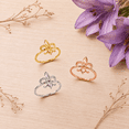 thumbnail image 3 of 14k Rose Gold Dainty Fleur-de-Lis Ring (Size 10.75), 3 of 3