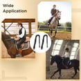 thumbnail image 6 of 2 PCS Faux Leather Horse Training Whips, 18.5 Inches Black Riding Crop with Handle, Horse Flogger Whip, Horse Training Controlling Tool, Essential Equestrian Tool for Riding and Training, 6 of 6