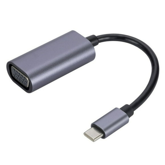 EASTIN USB C To VGA Cable Adapter Type C To VGA Converter Adapter Cable for TV Monitor Projector Projection Screen Playback