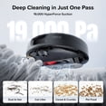 thumbnail image 5 of Roborock Qrevo Series 2 ProSE Robot Vacuum and Mop, 19,000Pa Suction, FlexiArm Edge Mopping, Zero-Tangle, High-Temperature Mop Self-Cleaning, Smart Obstacle Avoidance, Auto Mop Removal, 5 of 11